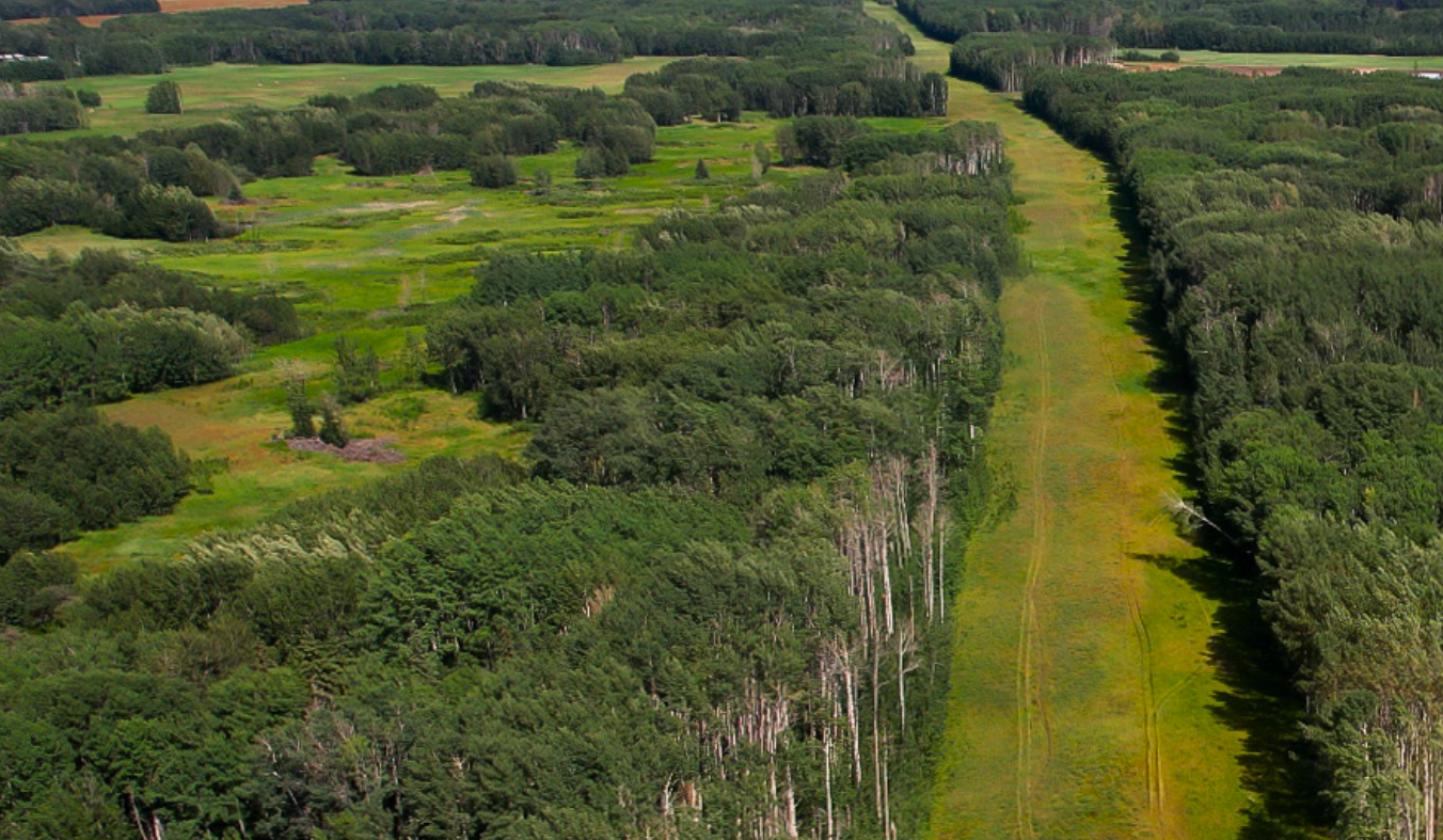 Right of way pipeline