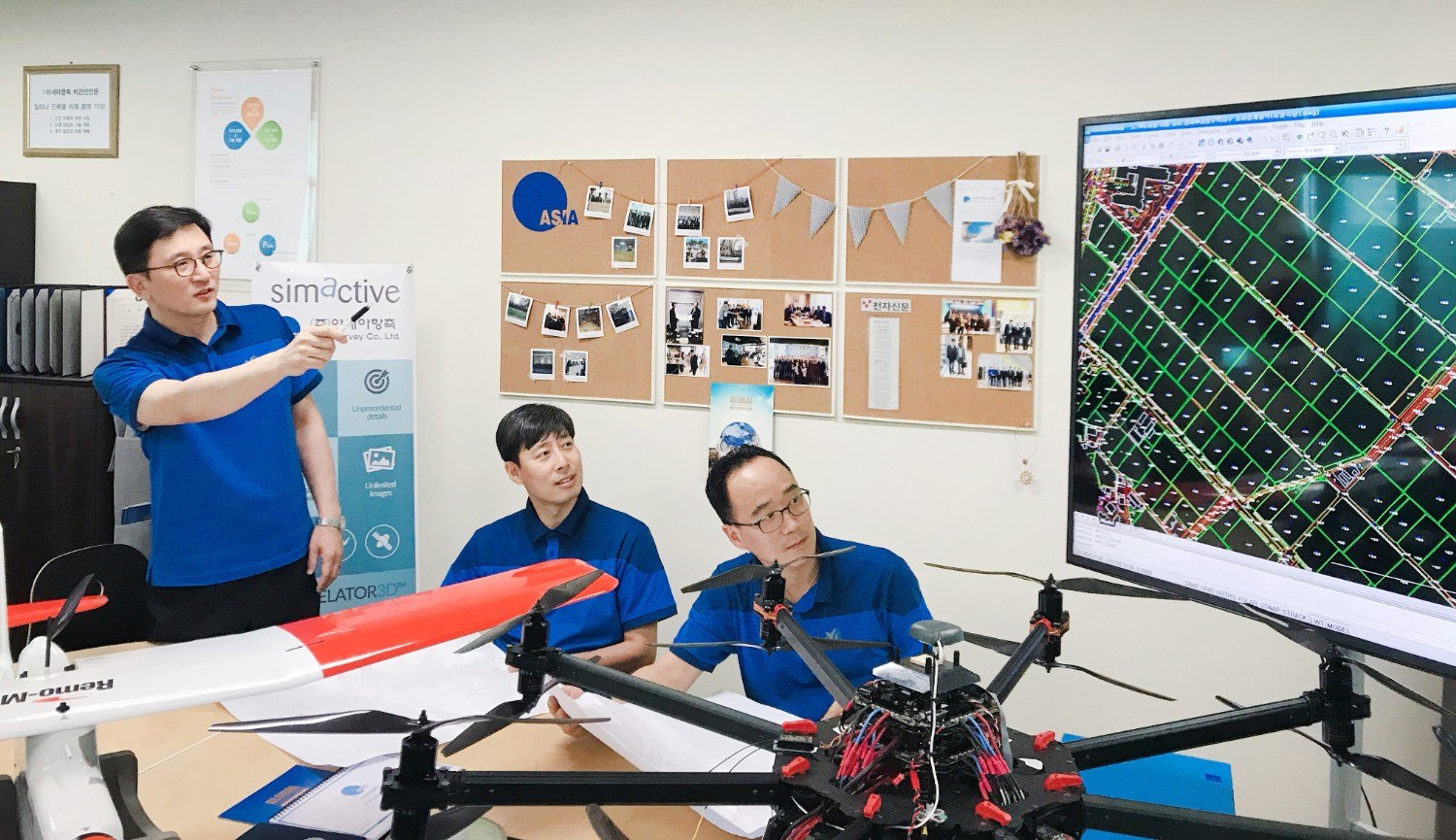 First South Korea Government Drone Project Completed with SimActive